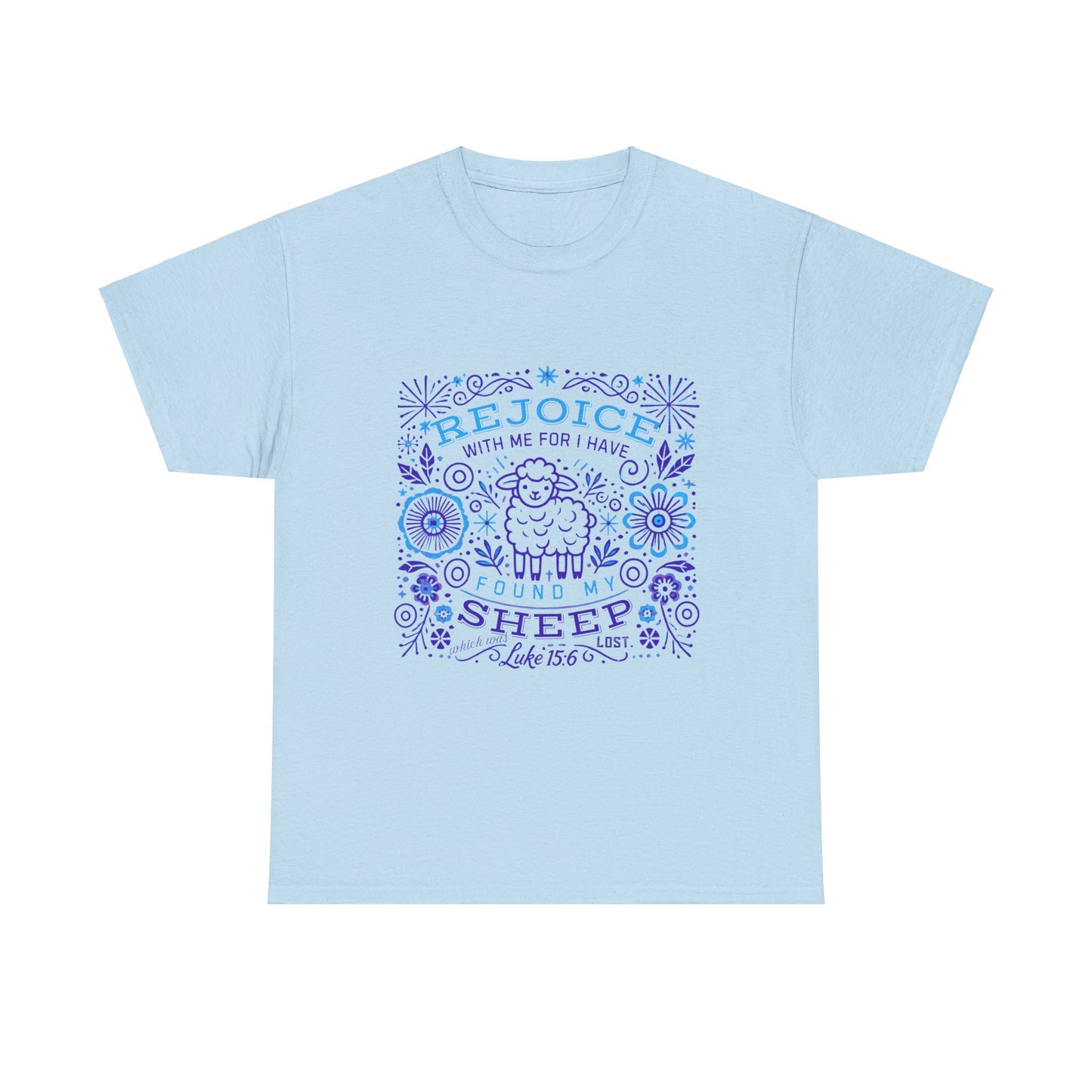 Rejoice Found Sheep - Unisex Heavy Cotton Tee