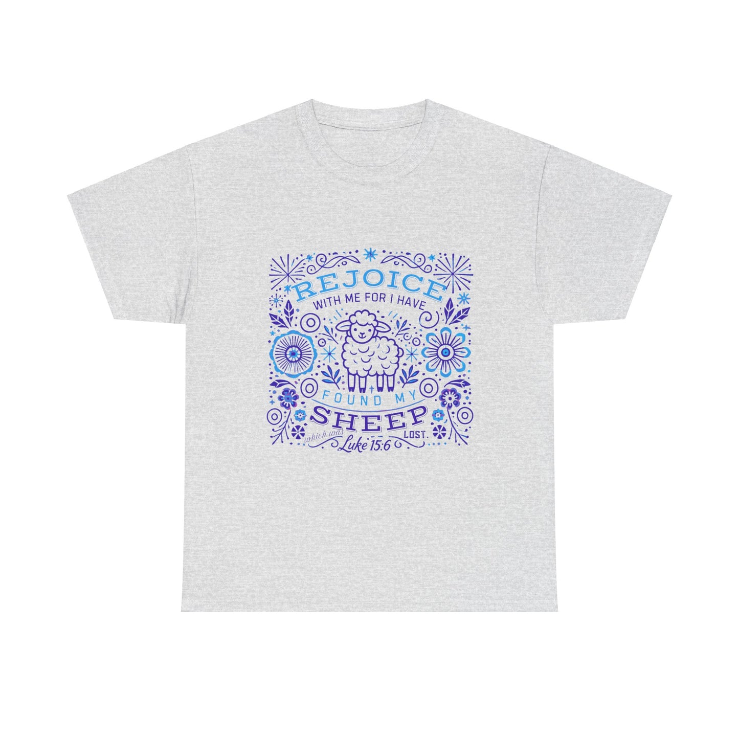 Rejoice Found Sheep - Unisex Heavy Cotton Tee