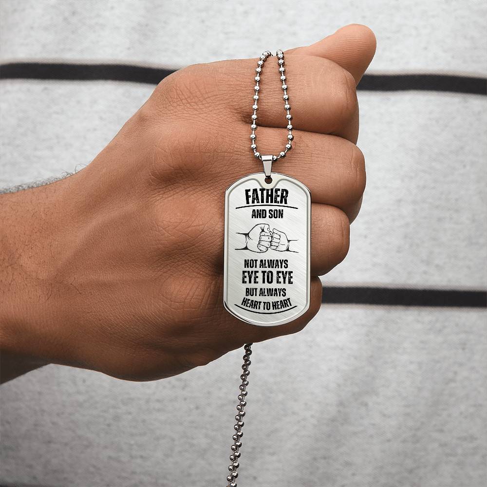 Father's Day Gift/ Father And Son/Dog Tag For Dad