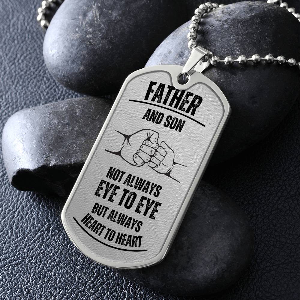 Father's Day Gift/ Father And Son/Dog Tag For Dad