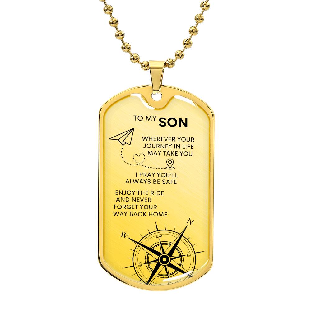 Dog Tag/ To My Son/ To My Son From Mom