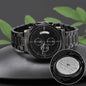 Black Chronograph Watch/ Happy Father's Day/ Men's Wrist Watch