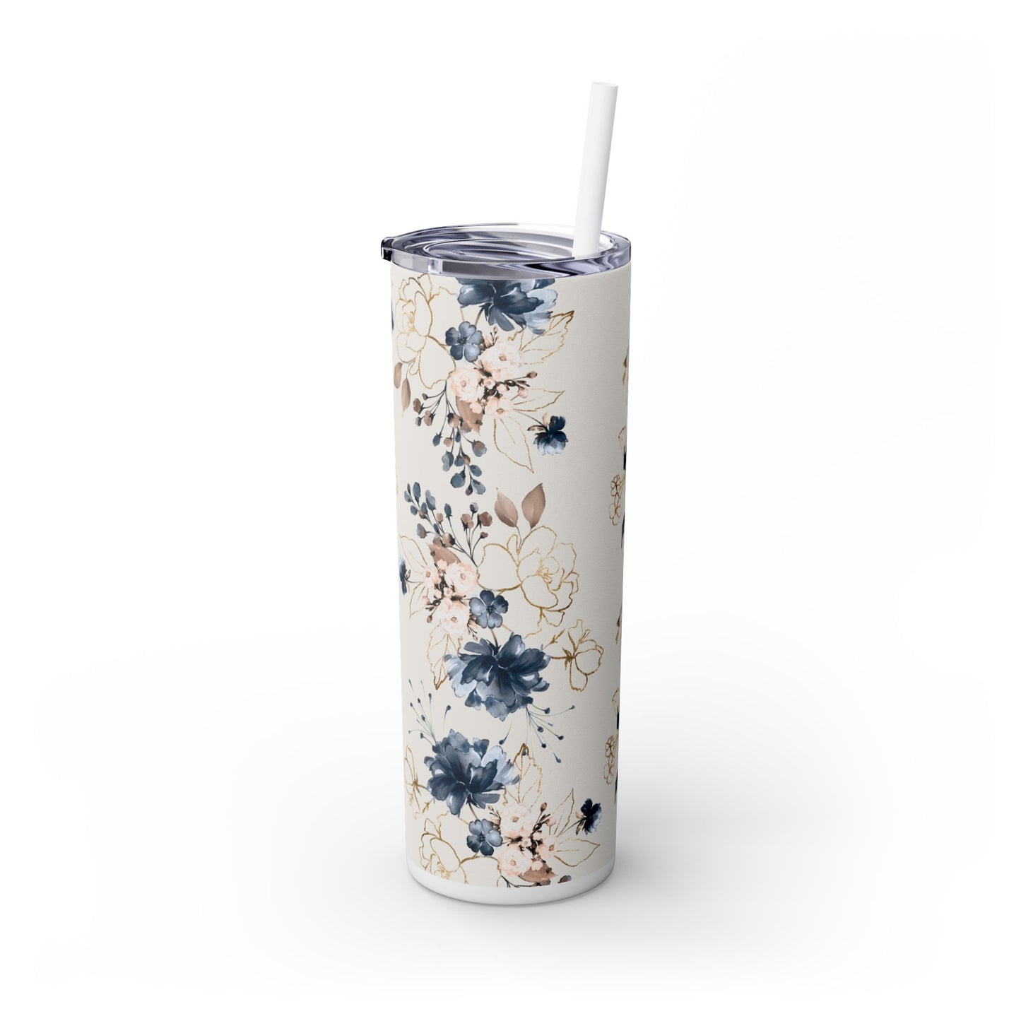 MAMA Inspired Skinny Tumbler with Straw, 20oz