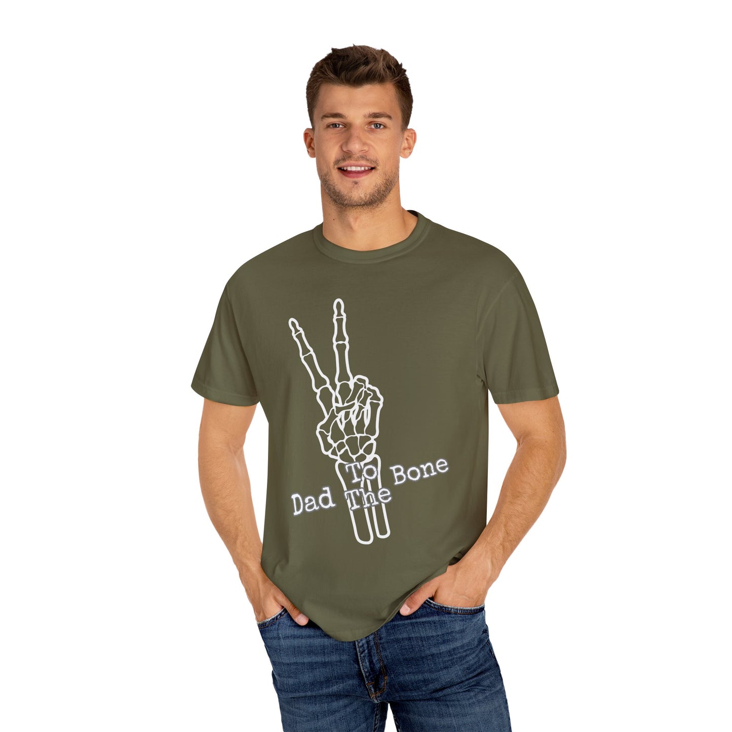 Dad To The Bone/ Father's Day Apparel/ Garment-Dyed T-shirt