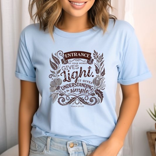 Psalm 119:130 - Unisex Heavy Cotton Tee