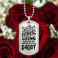Father's Day Gift/ Amazing Daddy/ Dog Tag For Dad