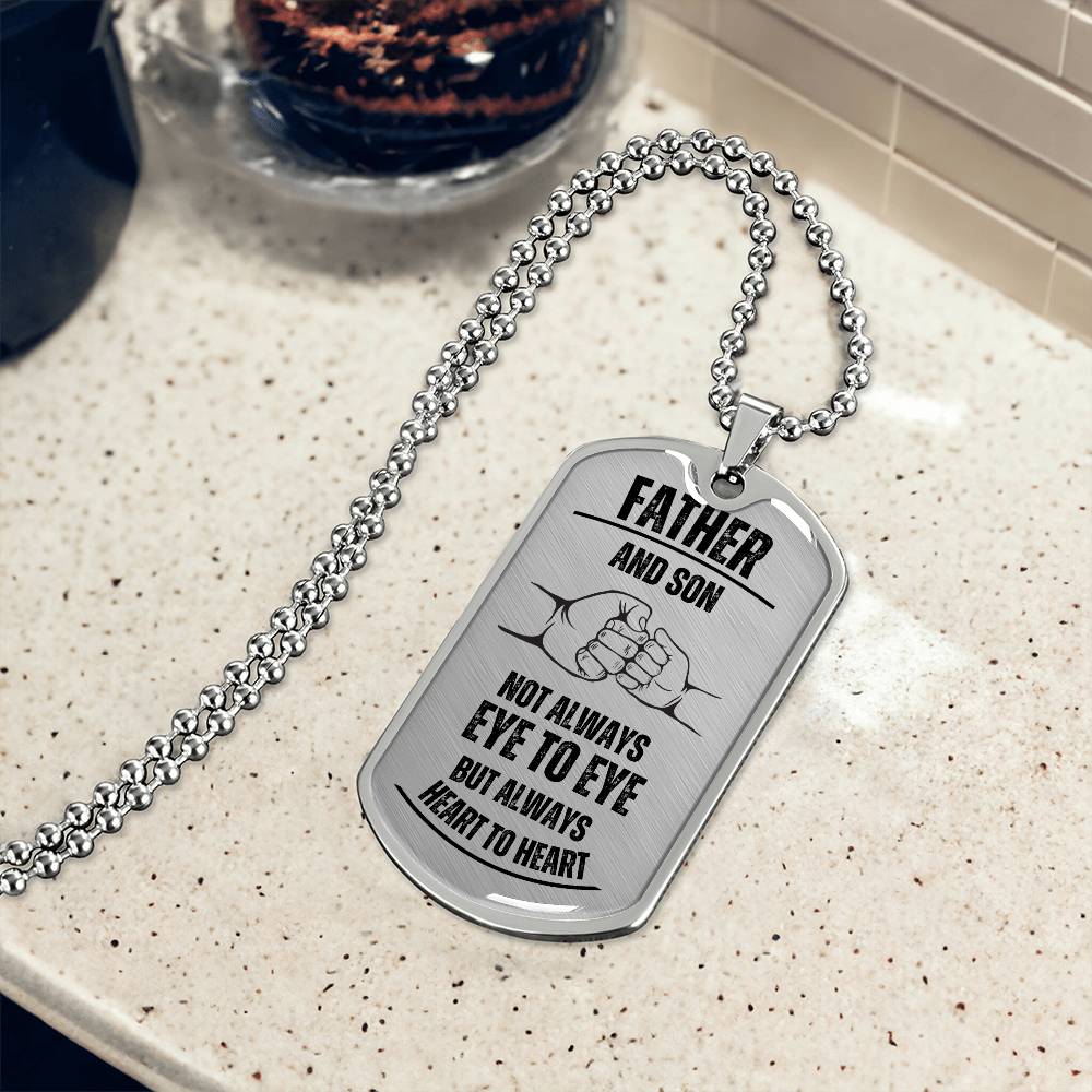 Father's Day Gift/ Father And Son/Dog Tag For Dad