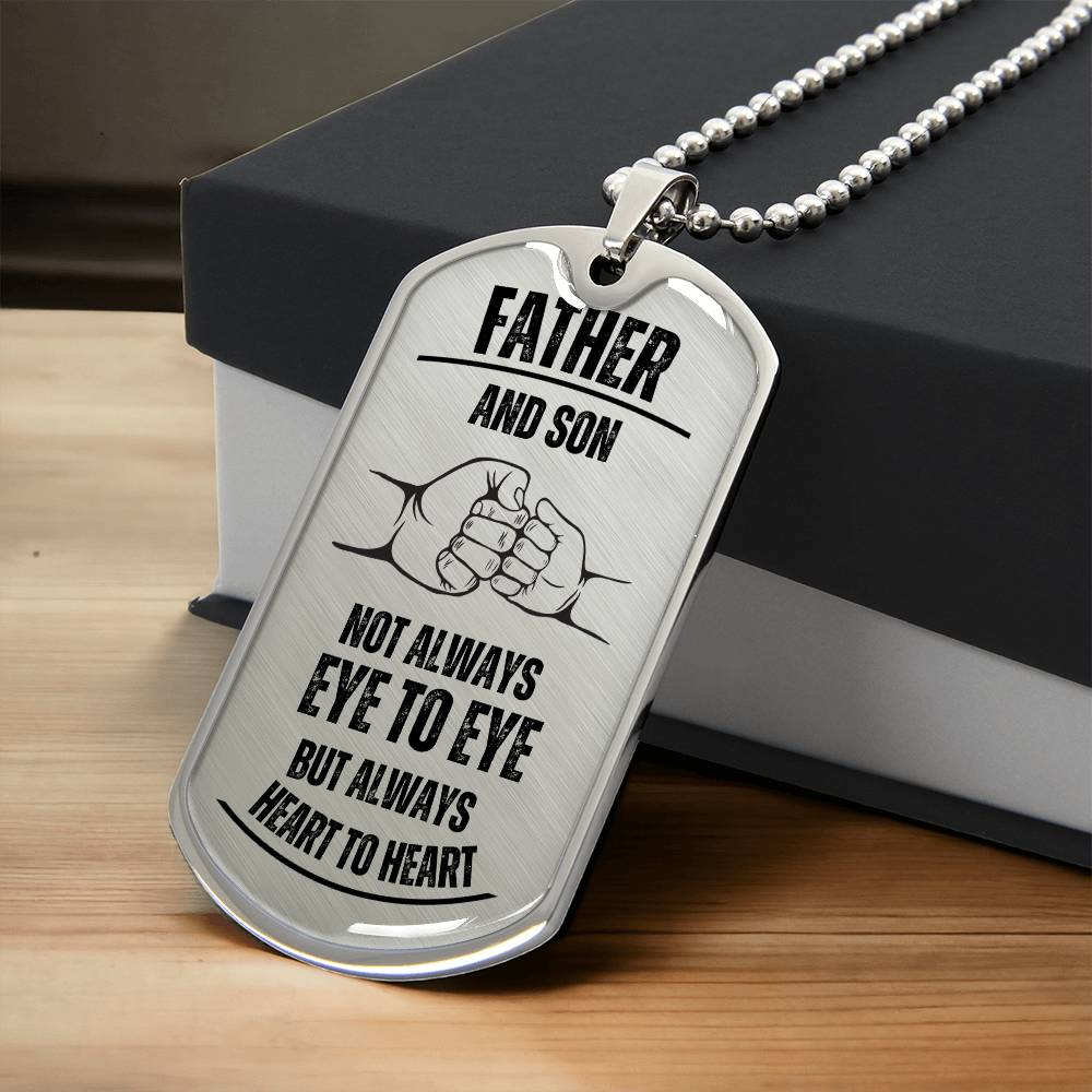 Father's Day Gift/ Father And Son/Dog Tag For Dad