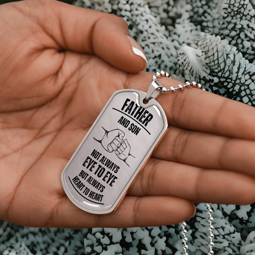 Father's Day Gift/ Father And Son/Dog Tag For Dad