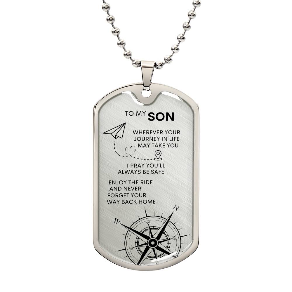 Dog Tag/ To My Son/ To My Son From Mom