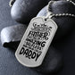 Father's Day Gift/ Amazing Daddy/ Dog Tag For Dad