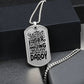 Father's Day Gift/ Amazing Daddy/ Dog Tag For Dad