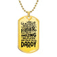 Father's Day Gift/ Amazing Daddy/ Dog Tag For Dad