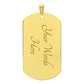 Father's Day Gift/ Amazing Daddy/ Dog Tag For Dad