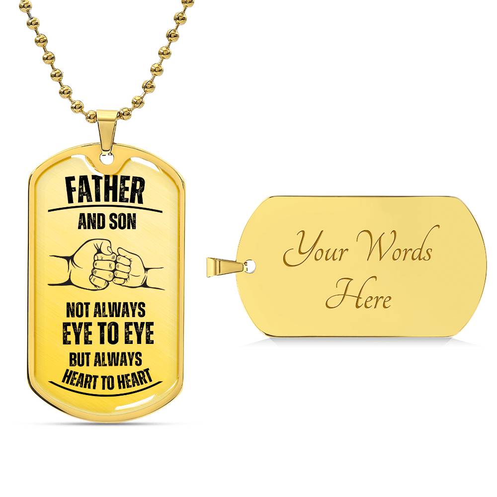 Father's Day Gift/ Father And Son/Dog Tag For Dad