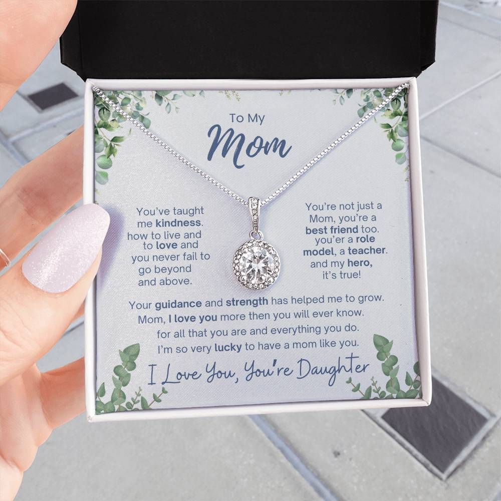 Eternal Hope Necklace/ Happy Mother's Day/ Happy Mother's day message card from daughter