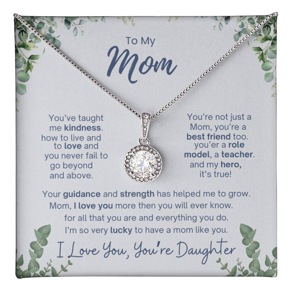 Eternal Hope Necklace/ Happy Mother's Day/ Happy Mother's day message card from daughter