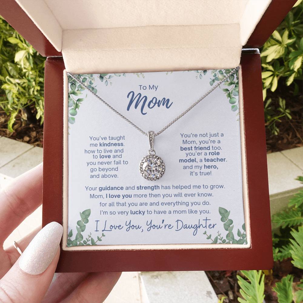 Eternal Hope Necklace/ Happy Mother's Day/ Happy Mother's day message card from daughter