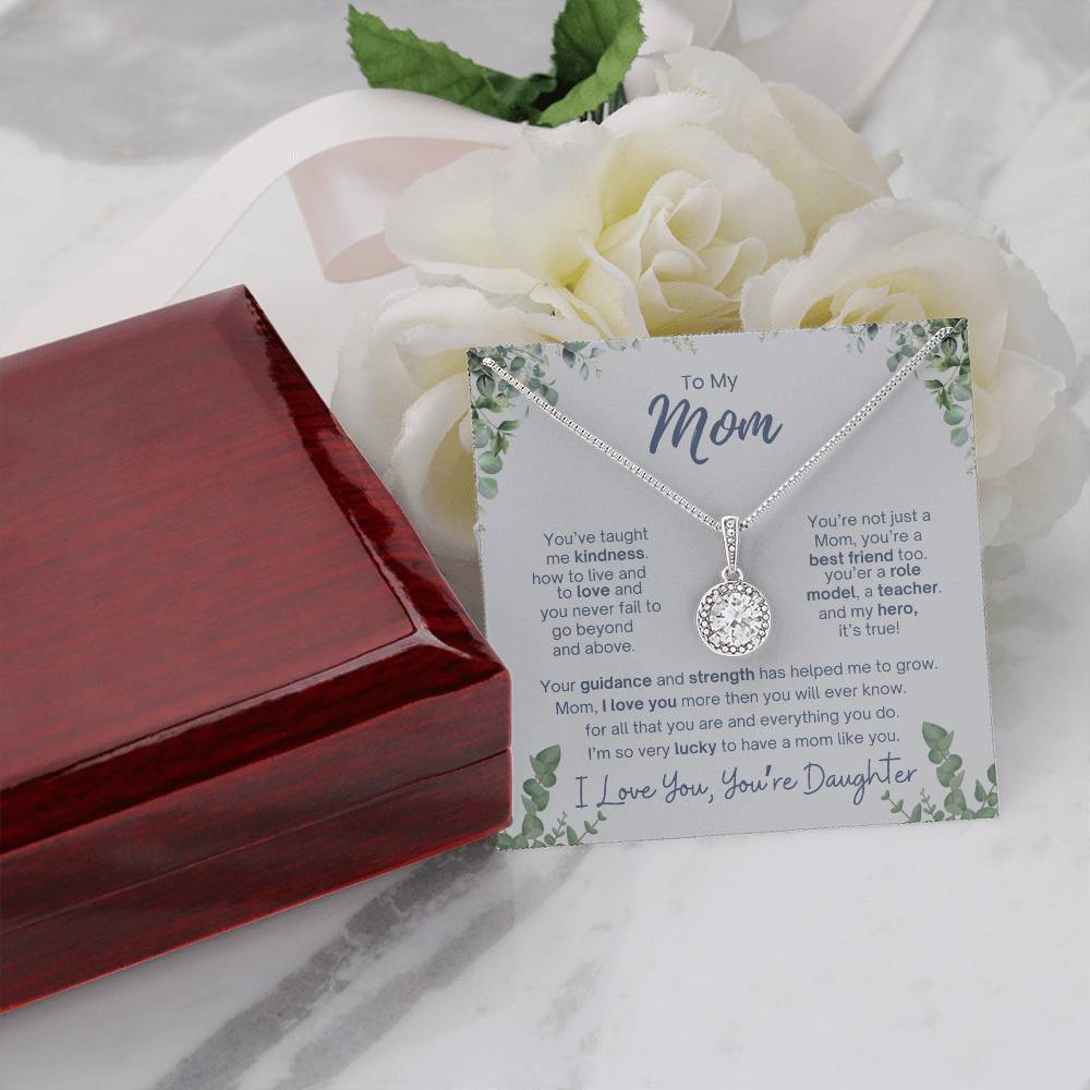 Eternal Hope Necklace/ Happy Mother's Day/ Happy Mother's day message card from daughter