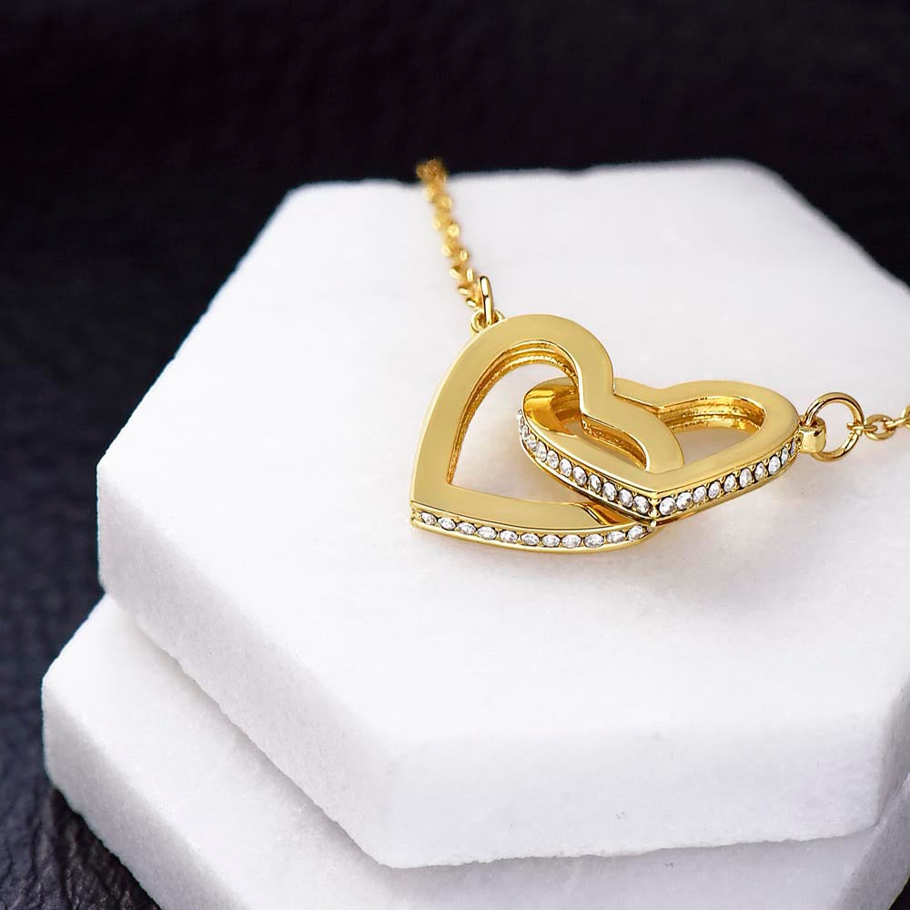 Interlocking Hearts Necklace (Yellow & White Gold Variants)/ On My Wedding Day-To Mom