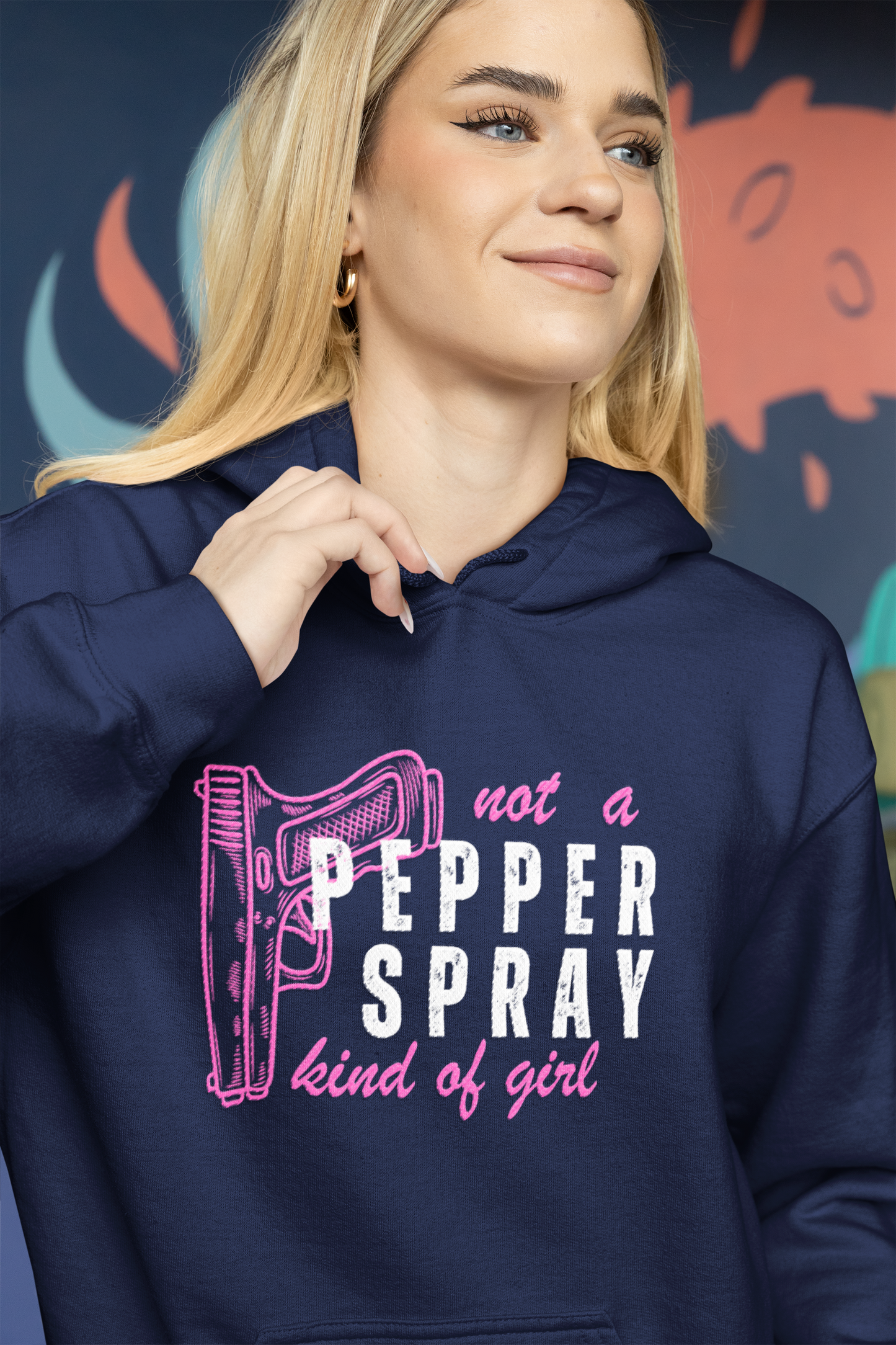 Not A Pepper Spray, Kind of Girl / Women's Pullover Hoodie