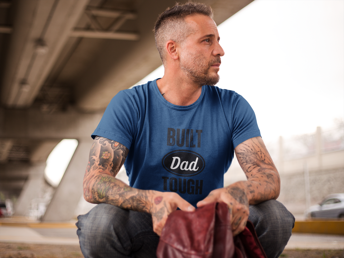 Dad Tough/ Father's Day Gift/ Mens Graphic-T